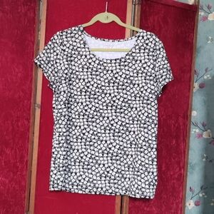 Black grey and cream top. Excellent condition.